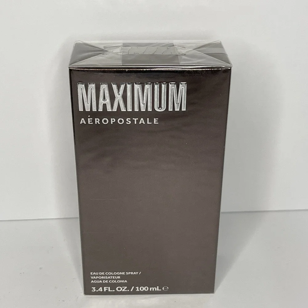 AEROPOSTALE MAXIMUM Eau De Cologne Spray For Men 3.4 Oz/100 ml NEW & SEALED
